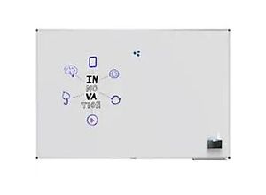 8713797105156 - Whiteboard UNITE magnetisch Markerablage B 1800 x T 126 x H 1200 mm lackierter Stahl weiß