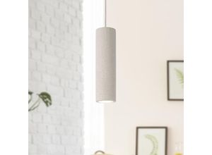 4251393931082 - Pacohome - Paco Home led Pendelleuchte GU10 Lampe Für Wohnzimmer Esszimmer Küche Höhenverstellbar Beton-Sandstein-Weiß ohne Leuchtmittel