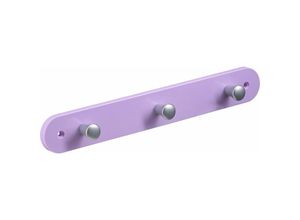 4008057041157 - Hettich - Garderobenleiste 3 Haken 280 x 40 x 08 cm rosa Hakenleisten