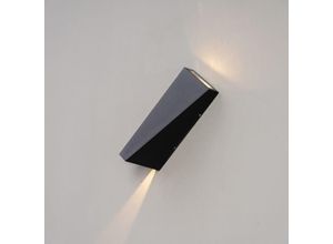 3611839018417 - Kosilum - Wandleuchte led Design schwarz IP54 - Helsinki