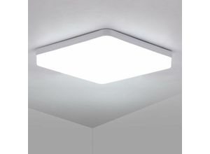 Image of Comely - Carré -led -Deckenleuchte 36W 6500K Weiß kalte wasserdichte led -Decke IP40, moderne led -Deckenleuchte für Badezimmer, Schlafzimmer,