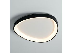 3611839020786 - Kosilum - Schwarze Design-Deckenleuchte Ovalkreis led 42 cm - Mesiano