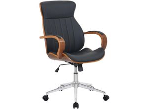 4251756419363 - Bürostuhl Melilla Kunstleder I Ergonomischer Stuhl I Komfortables Sitzen I 360 Drehfunktion Wippfunktion I Für Arbeit Und Home-Office