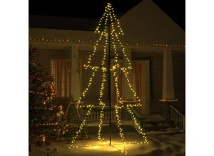 6090177602583 - Longziming - Weihnachtskegelbaum 360 LEDs Indoor Outdoor 143x250 cm