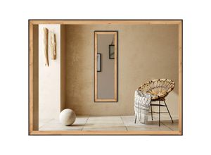 4251820306452 - Dekospiegel MIRRORS AND MORE BRANDA Spiegel Gr B H T 50 cm x 150 cm x 27 cm dekorative Rahmenoptik braun (artisan eiche) Dekospiegel Wandspiegel