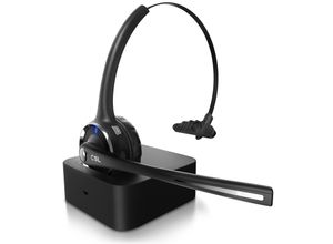 4062861808511 - CSL Mono Bluetooth Headset mit Ladestation Kopfhörer mit flexiblem Mikrofon Multipoint kabellos leicht freisprechen Chat Callcenter Meeting 4062861808511 - CSL Mono Bluetooth Headset mit Ladestation Kopfhörer mit flexiblem Mikrofon Multipoint kabellos leicht freisprechen Chat Callcenter Meeting