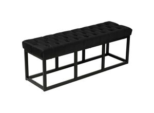 4251756459628 - Sitzbank Polson Samt Mit Metallgestell I Gesteppte Polsterbank I Metallbank Mit Samtbezug 4251756459628 - Sitzbank Polson Samt Mit Metallgestell I Gesteppte Polsterbank I Metallbank Mit Samtbezug