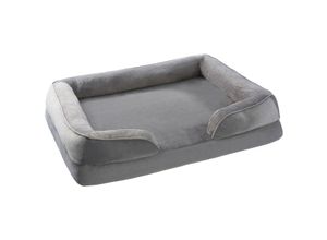 4048821854415 - Hundebett m 90x70x21cm hellgrau - Petstuff