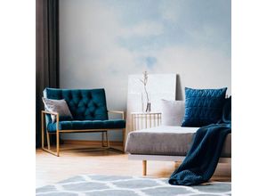 4051315507650 - Ascreations - as Creation Fototapete Livingwalls The Wall 382281 Ein Motiv pro Rolle 371 x 280 m Naturoptik Blau - Blau Weiß