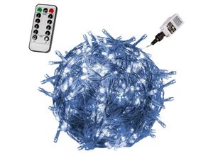 4048821745515 - VOLTRONIC® 600 LED Lichterkette kalt-weißKabel transp FB