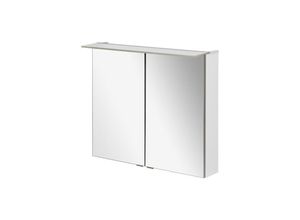 4008033841139 - Led Spiegelschrank bperfekt   Badschrank mit Soft-Close-System   Maße (b x h x t) ca 80 x 69 x 15 cm   hochwertiger Schrank mit Spiegel und