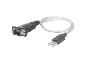 0766623151849 - Manhattan USB 11 Adapter [1x USB 11 Stecker A - 1x D-SUB-Stecker 9pol] vergoldete Steckkontakte