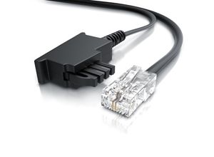 4062861806692 - CSL - Internet Kabel Routerkabel - TAE-F Stecker auf RJ45 Stecker - 30m - Internetkabel - Router an die Telefondose TAE - schwarz 4062861806692 - CSL - Internet Kabel Routerkabel - TAE-F Stecker auf RJ45 Stecker - 30m - Internetkabel - Router an die Telefondose TAE - schwarz