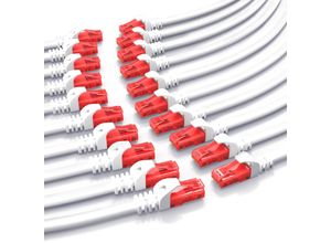 4251259179177 - CSL 20x Cat 6 Gigabit Ethernet LAN Kabel - mehrfach geschirmt - UTP Gigabit - 1000 Mbit s - Patchkabel - Netzwerkkabel - 05m 4251259179177 - CSL 20x Cat 6 Gigabit Ethernet LAN Kabel - mehrfach geschirmt - UTP Gigabit - 1000 Mbit s - Patchkabel - Netzwerkkabel - 05m