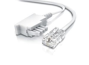 4062861844175 - CSL - Internet Kabel Routerkabel - TAE-F Stecker auf RJ45 Stecker - 50m - Internetkabel - Router an die Telefondose TAE - weiß 4062861844175 - CSL - Internet Kabel Routerkabel - TAE-F Stecker auf RJ45 Stecker - 50m - Internetkabel - Router an die Telefondose TAE - weiß