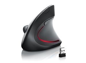 4251259149279 - CSL kabellose vertikale Maus im ergonomischen Design - Vorbeugung gegen Mausarm   Tennisarm (RSI)