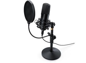 4062861006801 - Profi Podcast Set - USB Studiomikrofon Großmembran Kondensatormikrofon