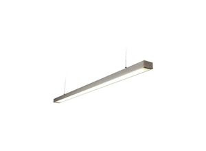 5017588599951 - Saxby Lighting - Saxby Borde - Integrierte led Linear Baton Anhänger Bar Silber Opal