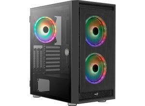 4710562759457 - Aerocool Computergehäuse Graphite-G-BK-v3 Midi Tower ABS + Stahl SPCC Schwarz 4710562759457 - Aerocool Computergehäuse Graphite-G-BK-v3 Midi Tower ABS + Stahl SPCC Schwarz