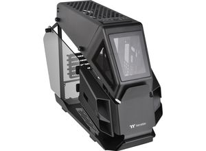 4713227525732 - AH T200 - Tower - micro ATX - Seitenteil mit Fenster (gehärtetes Glas) - keine Spannungsversorgung (PS 2) - Schwarz