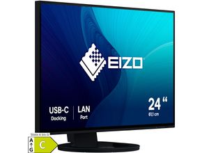 4995047056539 - EIZO FlexScan EV2495-BK - Mit FlexStand - LED-Monitor - 611 cm (241) - 1920 x 1200 - IPS - 350 cd m² - 10001 - 5 ms - HDMI DisplayPort USB-C - Lautsprecher - Schwarz (EV2495-BK)