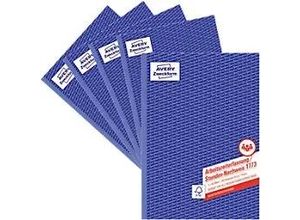 4004182207604 - 1773-5 Stunden-Nachweis Format A4 5 Bücher mit jeweils 2 x 40 Blatt FSC®-Papier 5 Stück weiß gelb