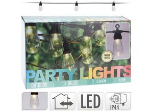 8719202528312 - - LED-Party-Lichterkette 20 Leuchtmittel 45 v Transparent