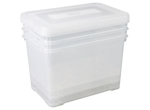 5412006789561 - Bonnevie - Aufbewahrungsboxen-Set Handy 3x65L Transparent vidaXL827407