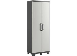 8719883751771 - - Lagerschrank mit Regalböden Gear Schwarz und Grau 182 cm Grau