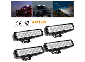 0726504038614 - Swanew - led Arbeitsscheinwerfer 12V 24V led Scheinwerfer Traktor Arbeitslicht Led Scheinwerfer 12v traktor für Offroad suv atv Led Strahler Auto