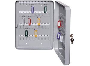 4007735892333 - ALCO Schlüsselkasten Schlüsselkassette 40 Haken Stahlichtgrau B160xT80xH200mm 892 Anzahl Haken 40 Lichtgrau