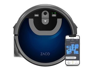 4260522140950 - Robovox Zaco W 450 Robotersauger 2in1 Nass + Trocken 360° PanoView App-Steuer