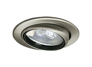 4000870984741 - Möbeleinbauleuchten Micro Line Swivel schwenkbar rund 69mm max 20W 12V dimmbar Eisen gebürstet