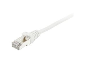 4015867594872 - 605540 RJ45 Netzwerkkabel Patchkabel cat 6 s ftp 4000 m Weiß vergoldete Steckkontakte 1 St - Equip