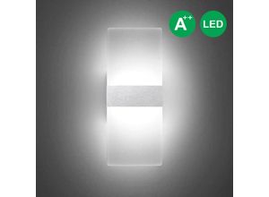 9475631448575 - Led Wandleuchte Innen Außen Wandleuchten Modern Wandlampe Wandbeleuchtung Treppenhaus Flur Kaltweiß 6W - Vingo