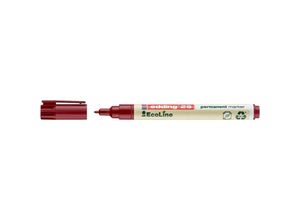 4004764971596 - Permanentmarker edding 25 Rundspitze Strichstärke 1mm rot 4