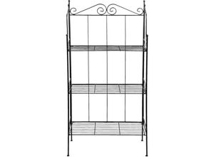 8714982184406 - Esschert Etagere Schwarz mit 3 Böden 555 x 1096 cm - Metall