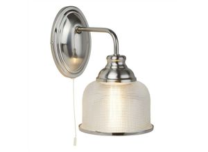 5053423095172 - Bistro - 1 Licht Innenwandleuchte Satin Silber E27 - Searchlight 5053423095172 - Bistro - 1 Licht Innenwandleuchte Satin Silber E27 - Searchlight