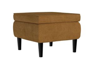 8720286428009 - Bonnevie - Hocker mit Holzbeinen Braun Samt vidaXL307697