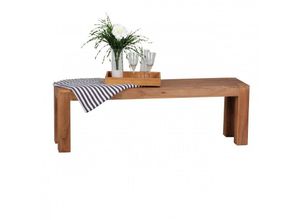 4250950222328 - Akazie Massivholz Esszimmer Sitzbank Bank 140 x 35 cm