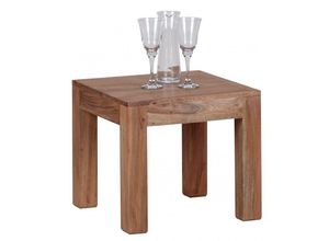 4250950222137 - WOHNLING Couchtisch Massivholz akazie 450 x 450 x 400 cm