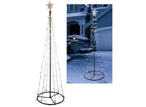 4260461472679 - Spetebo - led Weihnachtsbaum - 240 cm - Deko Leucht Kegel Baum mit 140 led - Innen und Außen