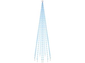 8720287069430 - Vidaxl - LED-Weihnachtsbaum für Fahnenmast Blau 310 LEDs 300 cm Blau