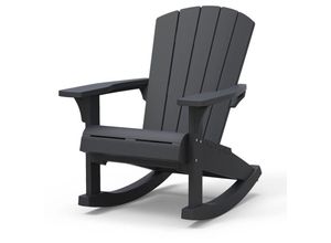 7290112635693 - Rocking adirondack Graphite Cabrio-Schaukelstuhl - Keter