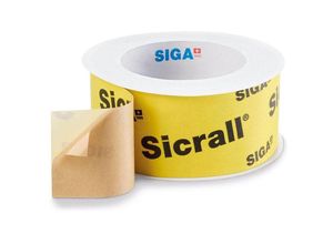 7640105090433 - Klebeband Sicrall 15 m x 6 cm gelb Dichtbänder - Siga