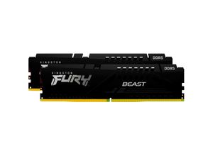 0740617343403 - KINGSTON DIMM 64 GB DDR5-6000 (2x 32 GB) Dual-Kit (schwarz KF560C30BBEK2-64 Fury Beast INTEL XMP AMD EXPO) (KF560C30BBEK2-64) 0740617343403 - KINGSTON DIMM 64 GB DDR5-6000 (2x 32 GB) Dual-Kit (schwarz KF560C30BBEK2-64 Fury Beast INTEL XMP AMD EXPO) (KF560C30BBEK2-64)