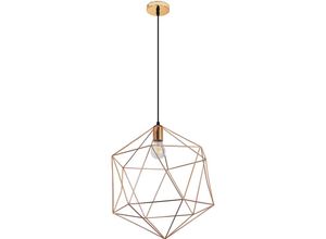 5056667056107 - Privatefloor - Deckenlampe - Vintage-Design Pendelleuchte - Lara Gold - Metall Metall - Gold