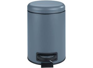 4008838346037 - Kosmetik-Treteimer Leman Slateblue 3 l Kosmetikeimer Mülleimer Blau Stahl blau Polypropylen schwarz - blau - Wenko