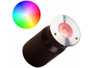 4006873423683 - L463-00 Smart Light rgb Bodeneinbau Spot und Decklight 3 Watt silber - Heissner