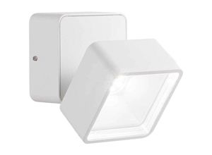 8021696285528 - Idealluxlighting - Ideal Lux omega Quadratischer Einzelstrahler Weiß IP54 4000K